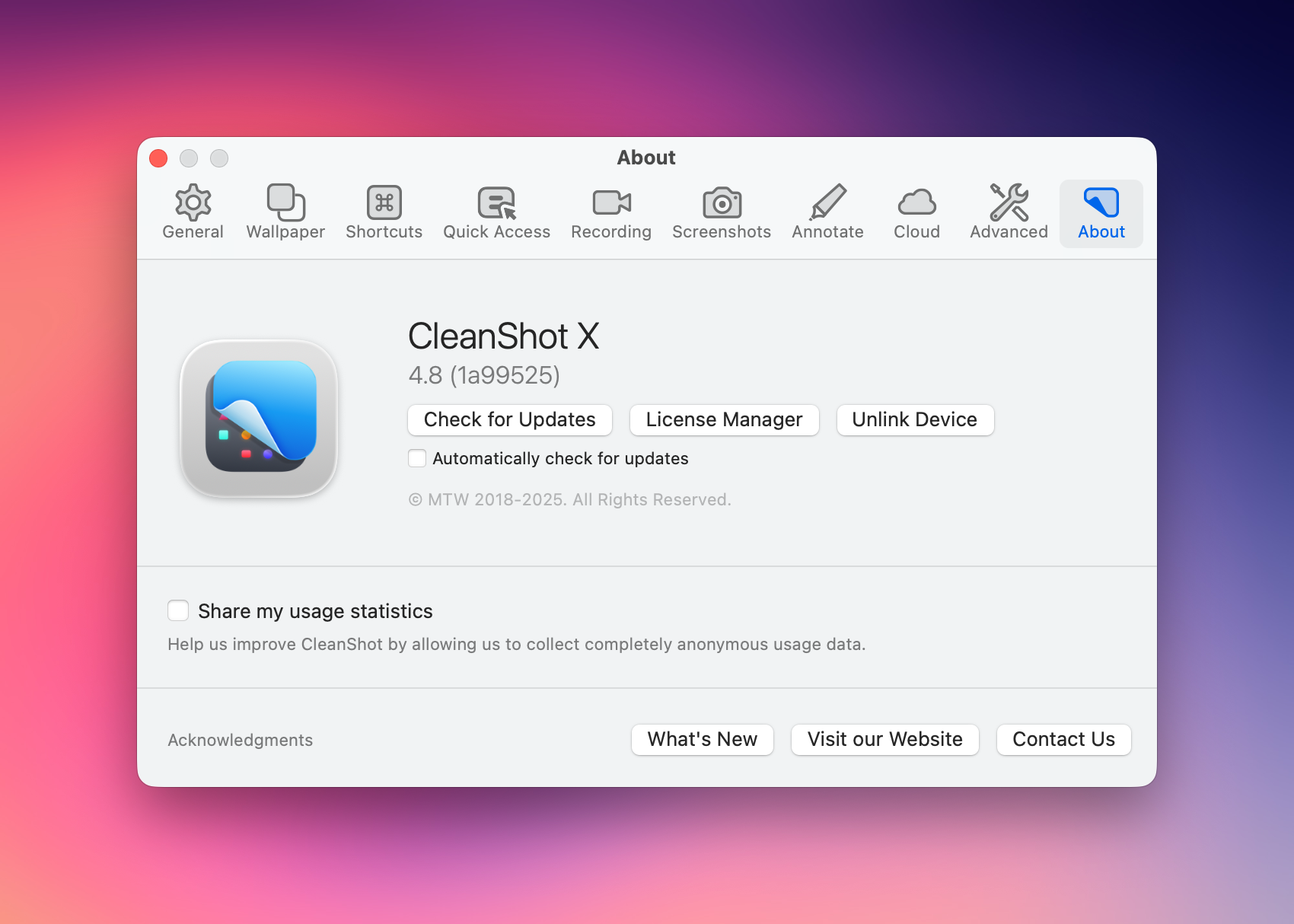 MacOS截图神器Cleanshot X